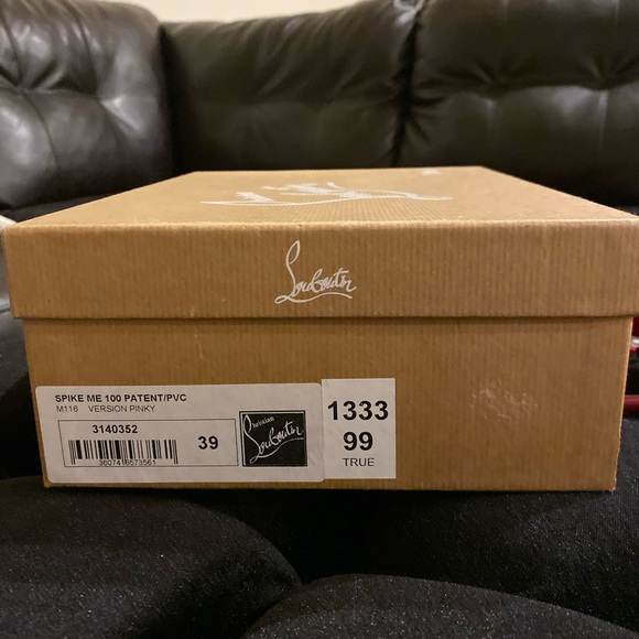 BRAND NEW Christian Louboutin Spike Me 100 Patent - Picture 4 of 5